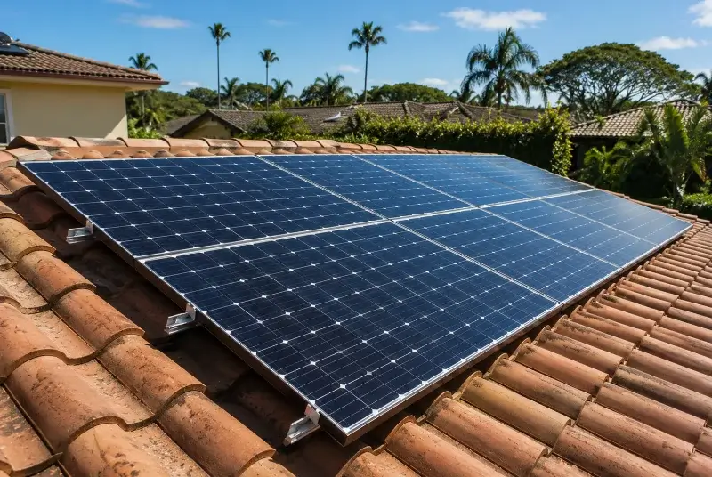 Installation de panneaux solaires à Campoussy